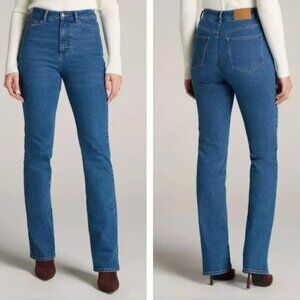 AMERICAN TALL BRITNEY HIGH RISE BOOTCUT JEANS STRETCH DENIM sz 26/35